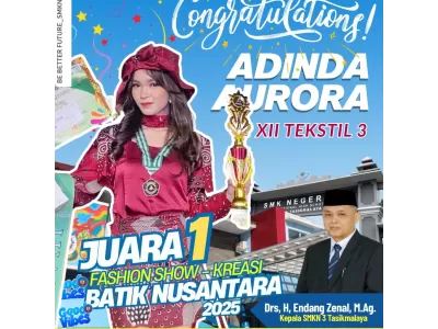 JUARA 1 FASHION SHOW KREASI BATIK NUSANTARA 2025